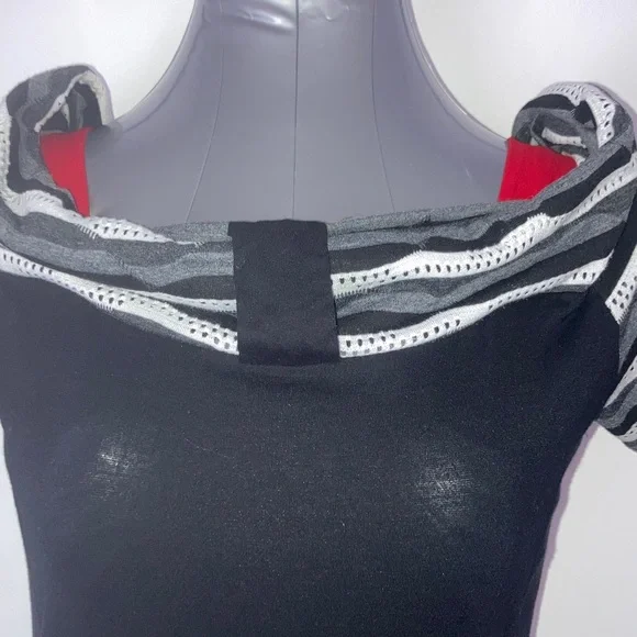 Bellanatur Berlin Off-On Shoulder Cotton Dress S EUC Slow Fashion - Picture 6 of 9